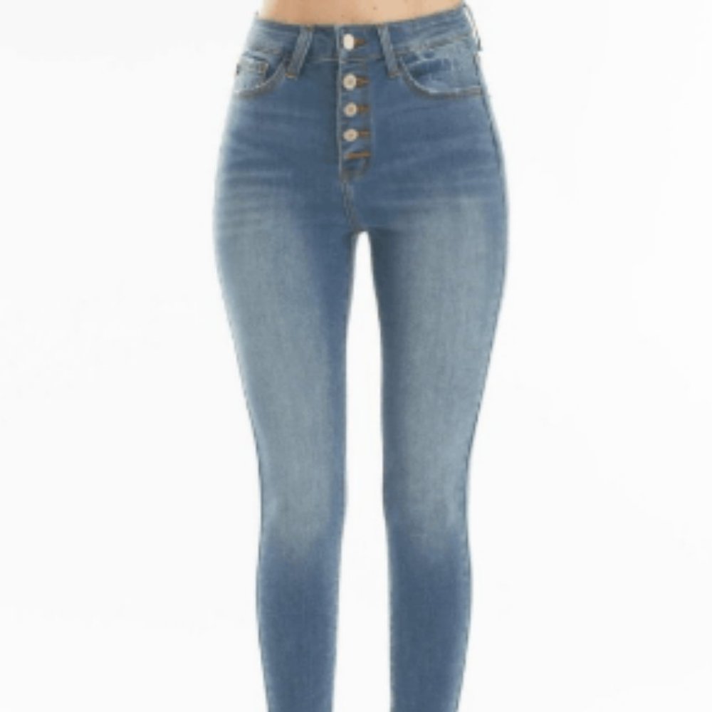 Button Up Kan Can Skinnies